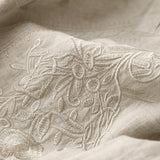 Light luxury high-end dress  summer new literary retro heavy industry embroidery temperament loose dress women