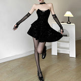 2023 new autumn New 2025 sexy babes personalized niche street slim and thin irregular dress