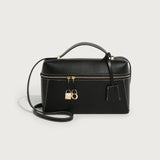 2025 popular winter new niche design fashionable versatile box bag high-end commuter portable shoulder messenger bag