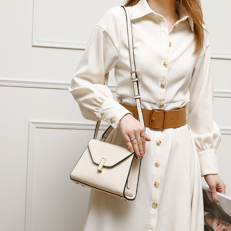 GOOSUDU 2025 The story of the new rose in summer Liu Yifei same bag Kelly bag fashion handbag niche texture women's bag
