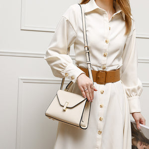 GOOSUDU 2025 The story of the new rose in summer Liu Yifei same bag Kelly bag fashion handbag niche texture women's bag