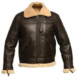 2025 New's new pu short fur integrated men's jacket 6502