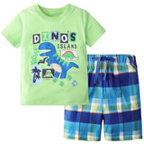 Boys' T-shirt Short Sleeve Suit  New Summer Clothes Children's Little Kids' Two-Piece Suit Children's Clothing Trendy Summer