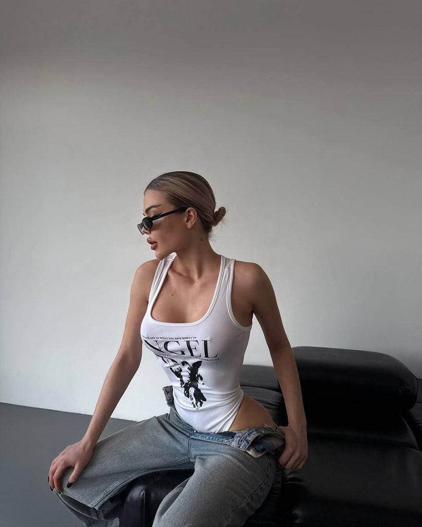 summer new New explosion thin slim crotch tight onesie  vest Spice Girl wholesale