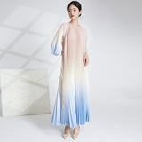 2025 Shenzhen Nanyou high-end gradual change long dress dress women loose large size meat cover thin temperament dress dress dress