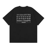 GOOSUDU Exclusive for Cross-Border Maison Margiela Magila MM6 Cotton Double Yarn Men's T-shirt Short Sleeve High Quality in Stock
