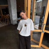 New  summer fashion n women's clothing new n simple short-sleeved printing basic simple T-shirt