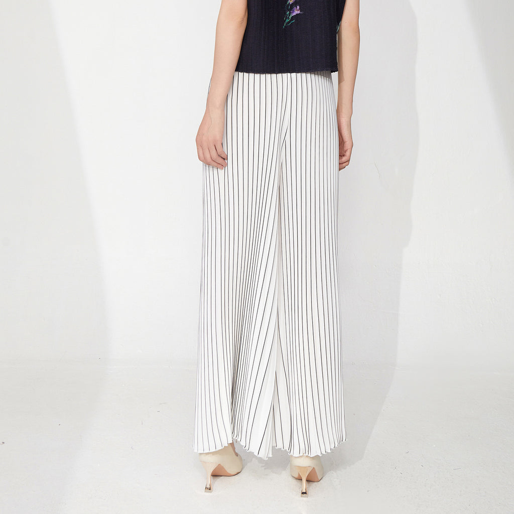 2025 Women's pants summer thin casual pants drooping feeling loose large size elastic waist versatile trouser skirt fashion  wide-leg pants