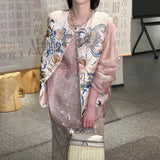 New Chinese style embroidered shirt base 2025 spring new breathable high-end temperament long-sleeved top M3070