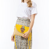 GOOSUDU Enspt Summer Straw Bag Cross-Border Clutch Women's High-Grade Exquisite Woven Bag Crossbody Shoulder Bag Women