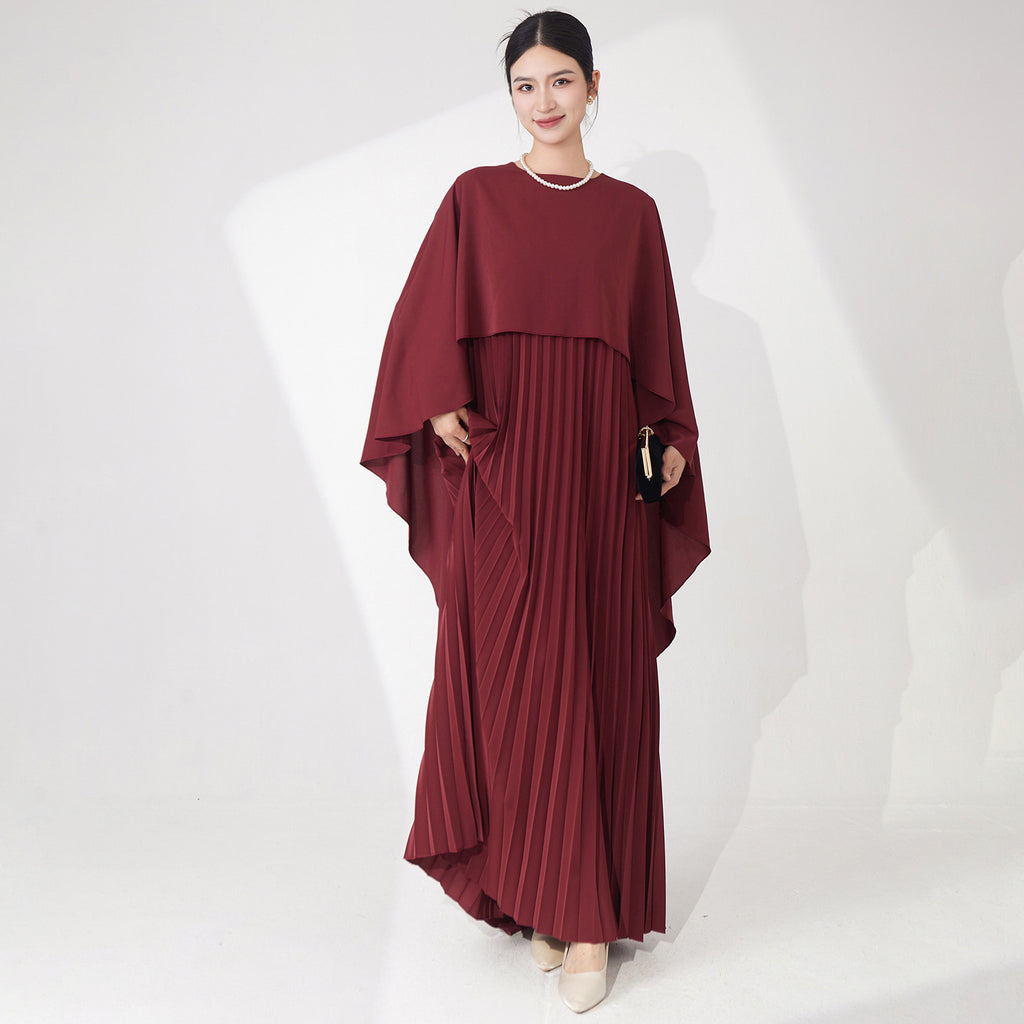 2025 Hot Trade  Large Size Dress Women's Summer Design Sense Loose Shawl Dress Temperament Elegant Meat Cover Fashion Long Dress