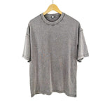 GOOSUDU 230G Heavy American Retro Washed Distressed Cotton T-shirt Men's and Women's Same Style Short Sleeve Summer Trendy All-Match Street