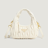 GOOSUDU 2025 Niche design handbag spring women's versatile exquisite high-end pleated underarm bag fashion summer