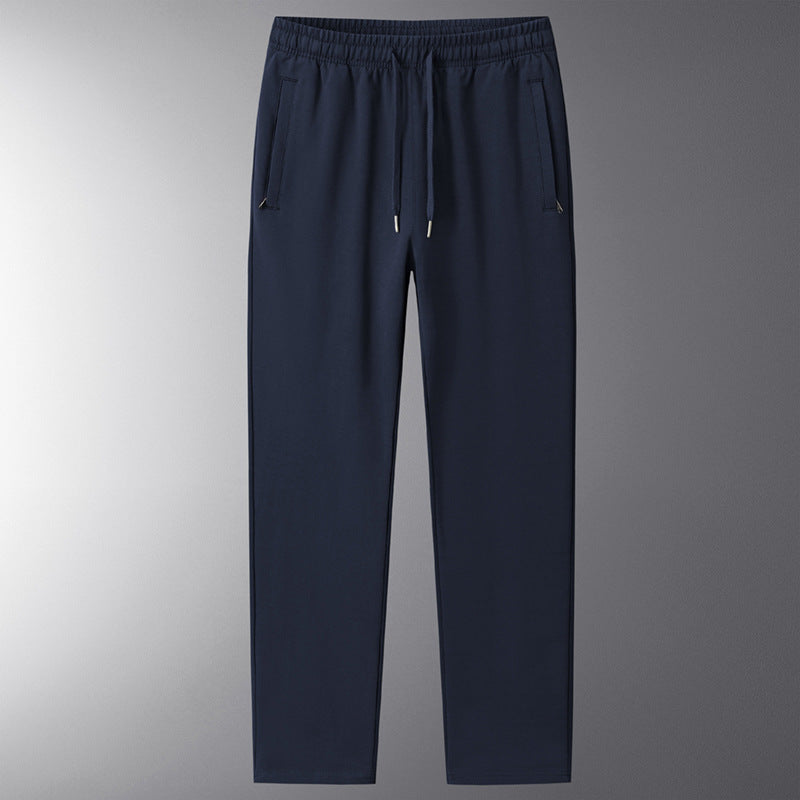 GOOSUDU Autumn Sports Casual Pants Men's Loose Oversized Track Pants Men's Pure Cotton Straight Trousers Men's Wholesale Knitted Pants Men