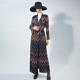 2025 New Chinese pleated trench coat women's clothing new ethnic style loose lace-up fashion robe with cardigan coat