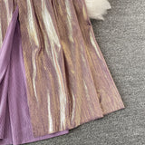 Spring New Women French Loose Midi Dress With Belt Elegant Long Sleeve A-line Lady Clothes  Autumn Female Birthday Party Robe