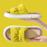 woloong  New Women Slippers Thick Bottom Mix Color Summer Shoes Woman Fashion Comfortable Shoes Couple Footwear Size 36-45