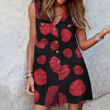 goosudu  Stylish Women V Neck Sleeveless Rompers Summer Jumpsuits Short Playsuits Casual Solid Loose Beach Overalls Oversized