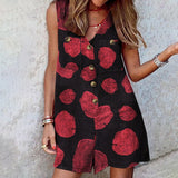 goosudu  Stylish Women V Neck Sleeveless Rompers Summer Jumpsuits Short Playsuits Casual Solid Loose Beach Overalls Oversized