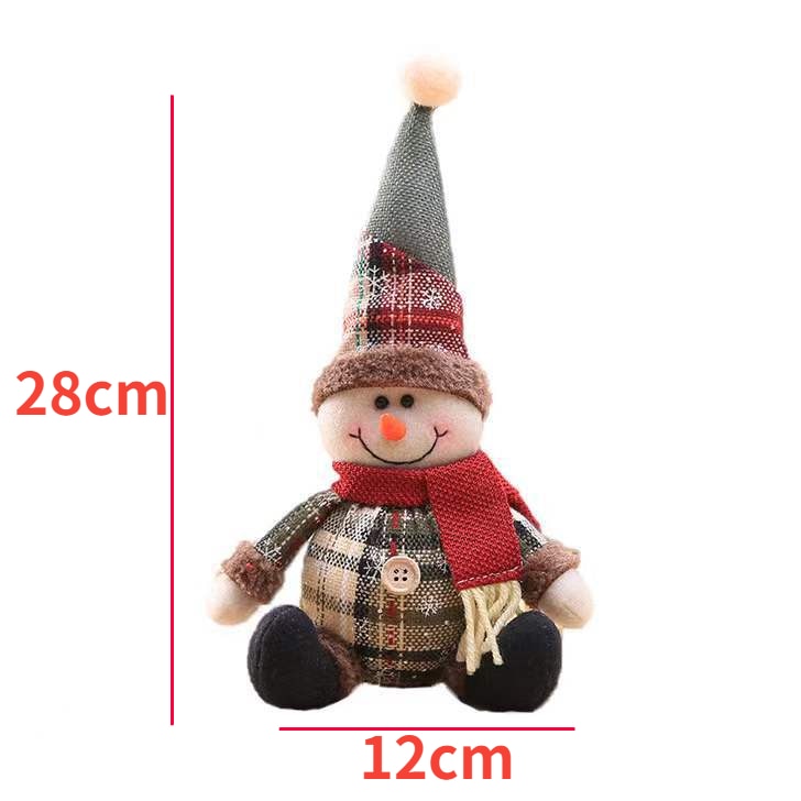 Elk Santa Dolls Christmas Pendants Merry Christmas Pendants Hanging Ornaments Xmas Party New Year Decorations Navidad Noel