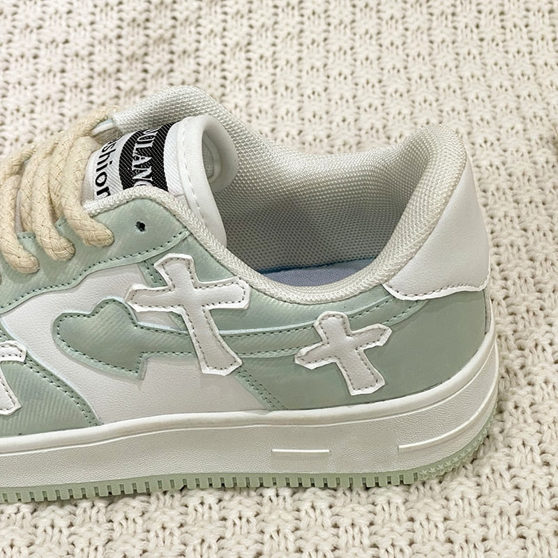 New Designer Women Sport Shoes Fashion Vulcanized Sneakers Women Casual Shoes Luxury Ladies Flats Quality Walking Sneakers