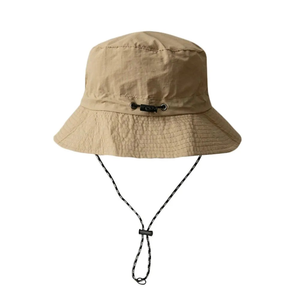 Sun Protection Waterproof Bucket Hat Summer Camping Hiking Cap Anti-UV Sun Hat Mountaineering Caps Panama Hat New Fashion