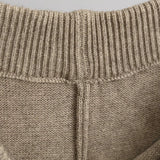 goosudu Drawstring Hooded Women Knitted Sets Irregular Loose Sweater+Casual Wide Leg Long Pants Winter Warm Two Pieces Suits