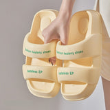 New Summer Versatile Thick Sole Women's Sandals and Slippers EVA Casual Home Indoor Comfortable Soft Sole Couple Slippers