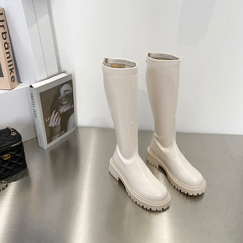 woloong Ankle Chelsea Boots New Winter Mid Heels Platform Women Botas Snow Warm Designer Motorcycle Boots Gladiator Oxford Zapatos