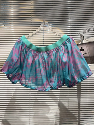 Hit Color Shirts For Women Slash Neck Short Sleeve Casual Pullover Summer Blouse Female Fashion Clothing New