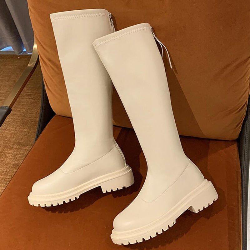 woloong Ankle Chelsea Boots New Winter Mid Heels Platform Women Botas Snow Warm Designer Motorcycle Boots Gladiator Oxford Zapatos