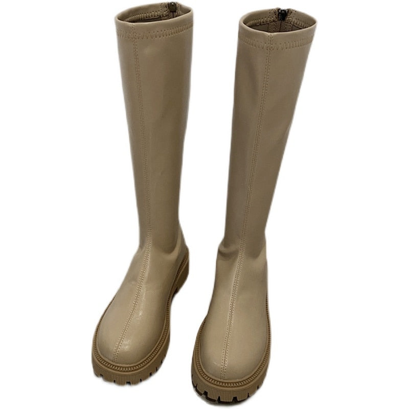 woloong Ankle Chelsea Boots New Winter Mid Heels Platform Women Botas Snow Warm Designer Motorcycle Boots Gladiator Oxford Zapatos