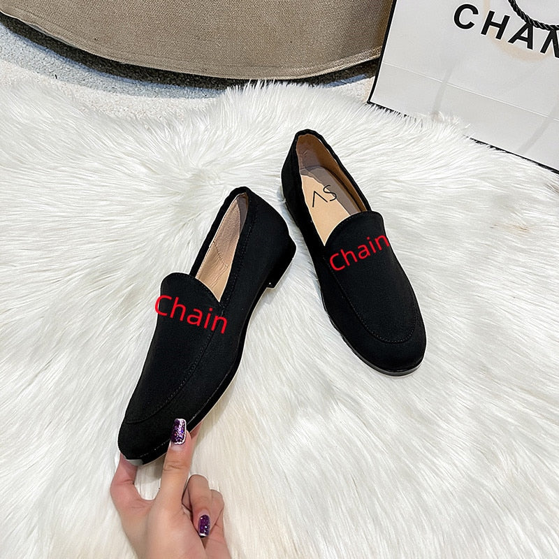 woloong  Half Slippers Women Summer Wear Muller Shoes New Flat Sandals Loafers Shoes