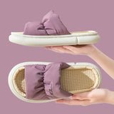 woloong  New Women Slippers Thick Bottom Mix Color Summer Shoes Woman Fashion Comfortable Shoes Couple Footwear Size 36-45