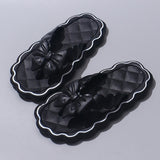 Cute Bowknot Women's Slippers  New Summer Indoor and Outdoor Flip Flops Beach Smooth Ladder Home Non-slip EVA Slippers