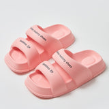 New Summer Versatile Thick Sole Women's Sandals and Slippers EVA Casual Home Indoor Comfortable Soft Sole Couple Slippers