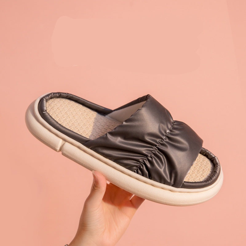 woloong  New Women Slippers Thick Bottom Mix Color Summer Shoes Woman Fashion Comfortable Shoes Couple Footwear Size 36-45