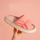 woloong  New Women Slippers Thick Bottom Mix Color Summer Shoes Woman Fashion Comfortable Shoes Couple Footwear Size 36-45