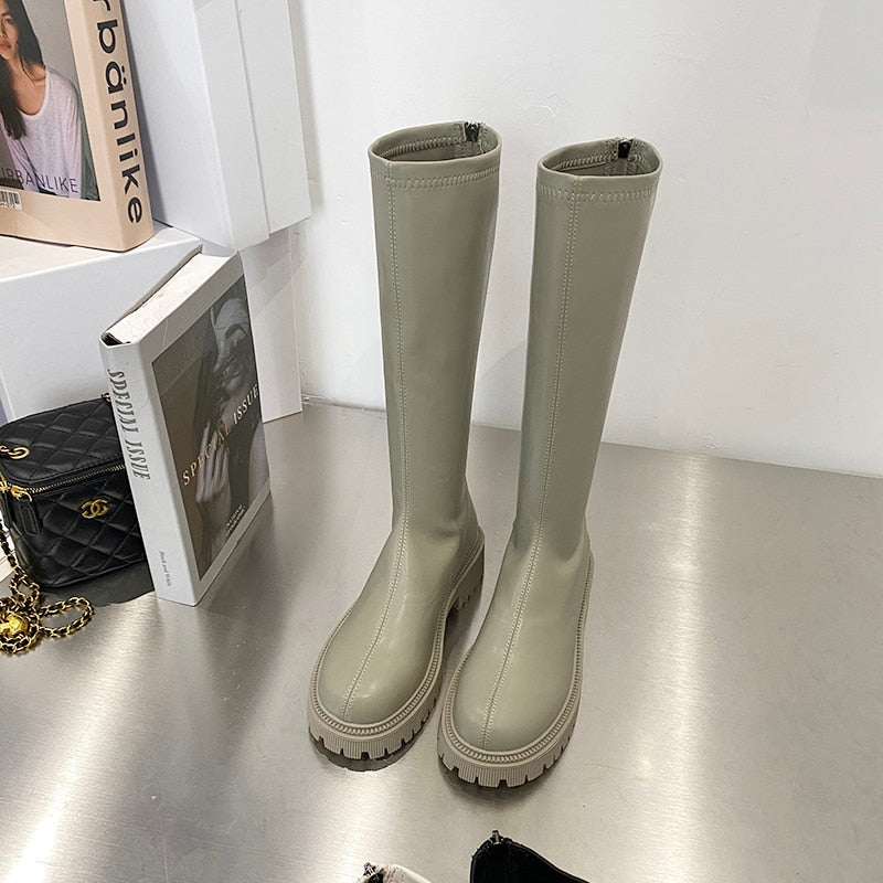 woloong Ankle Chelsea Boots New Winter Mid Heels Platform Women Botas Snow Warm Designer Motorcycle Boots Gladiator Oxford Zapatos