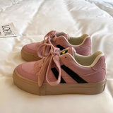 Vintage Womens Canvas Shoes Low-top Spring and Autumn New Fashion Sports Sneakers Trainers Breathable Ladies Footwear