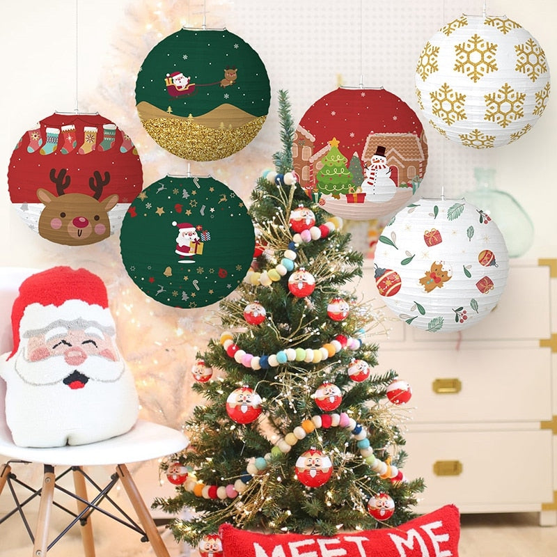 Christmas Decorations Festival Lantern Christmas Ornaments New Year Gifts Santa Xmas Decor Adornos Para Arbol De Navidad