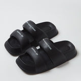 New Summer Versatile Thick Sole Women's Sandals and Slippers EVA Casual Home Indoor Comfortable Soft Sole Couple Slippers