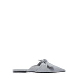 woloong  Summer Sandals Women New Fashion Beige Flat Shoes Pointed Sexy Bow Outer Wear Plus Size 41 Lazy Slippers Luxury Brand