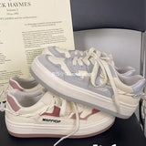White Japanese Platform Canvas Sports Running Shoes Women's Sneakers New Casual Design Vulcanize Flat Tennis Basket Lolita