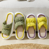 woloong  New Women Slippers Thick Bottom Mix Color Summer Shoes Woman Fashion Comfortable Shoes Couple Footwear Size 36-45