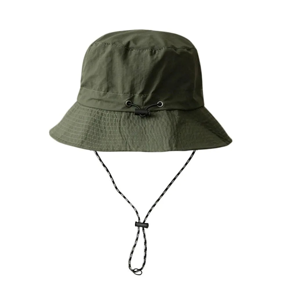 Sun Protection Waterproof Bucket Hat Summer Camping Hiking Cap Anti-UV Sun Hat Mountaineering Caps Panama Hat New Fashion