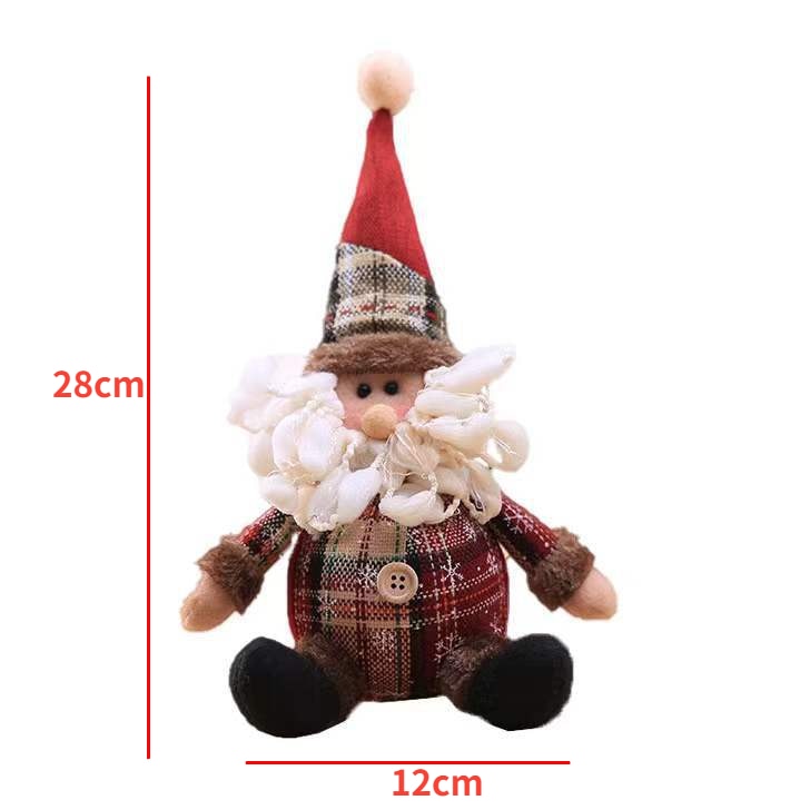 Elk Santa Dolls Christmas Pendants Merry Christmas Pendants Hanging Ornaments Xmas Party New Year Decorations Navidad Noel