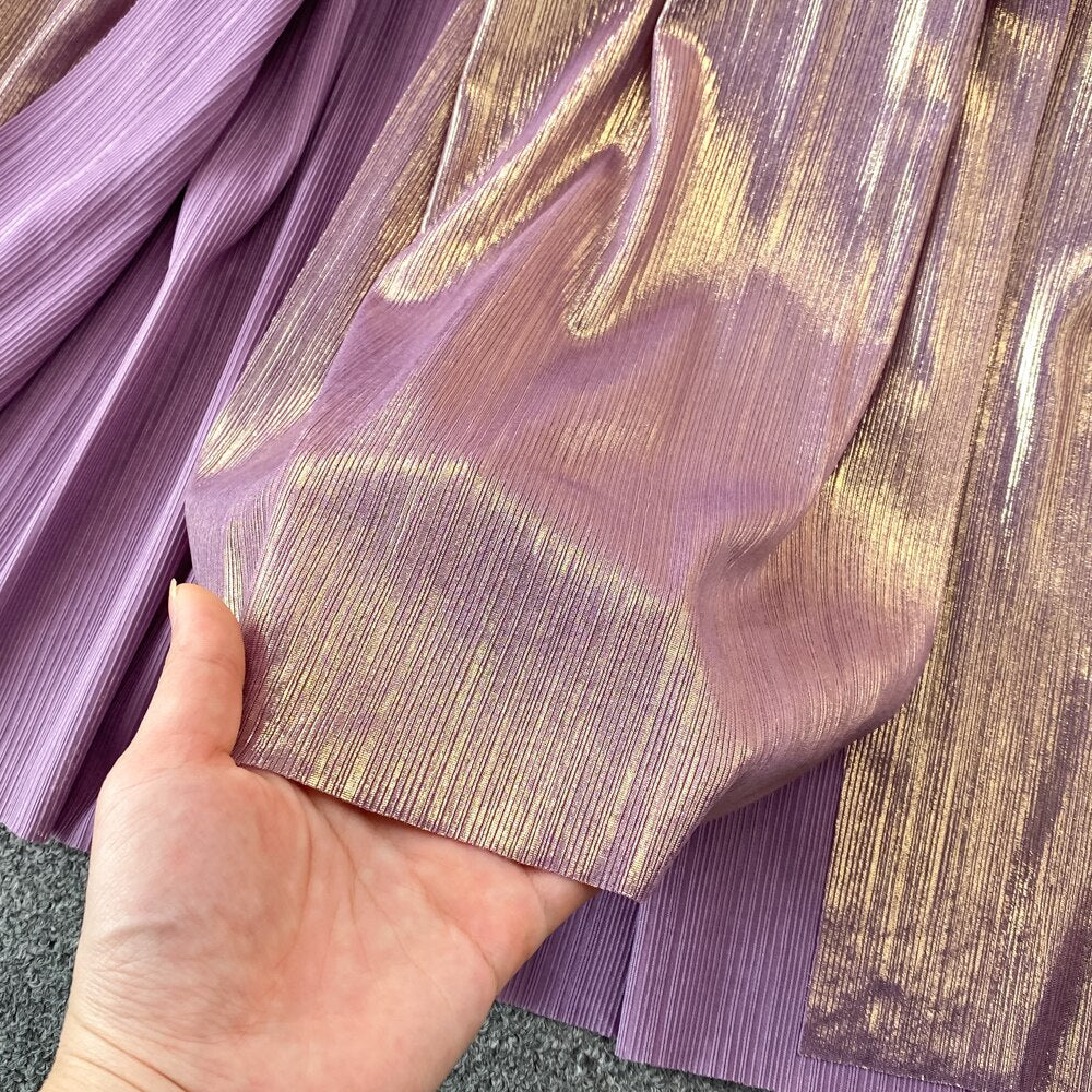 Spring New Women French Loose Midi Dress With Belt Elegant Long Sleeve A-line Lady Clothes  Autumn Female Birthday Party Robe