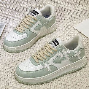 New Designer Women Sport Shoes Fashion Vulcanized Sneakers Women Casual Shoes Luxury Ladies Flats Quality Walking Sneakers