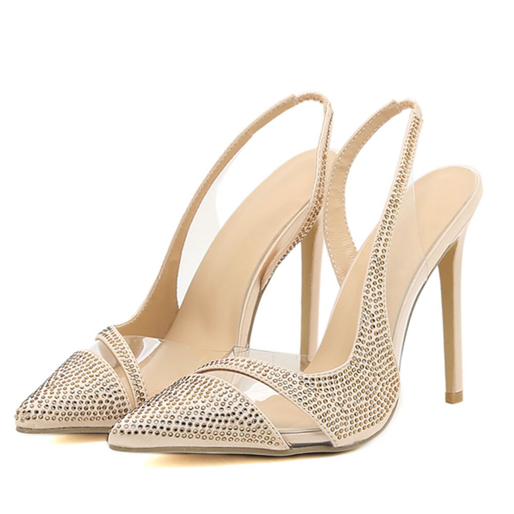 Summer New Sexy Party Women Sandals Platform High Heels Ballroom Fashion Shoes For Woman Ankle Strap Prom Sandals Ladies